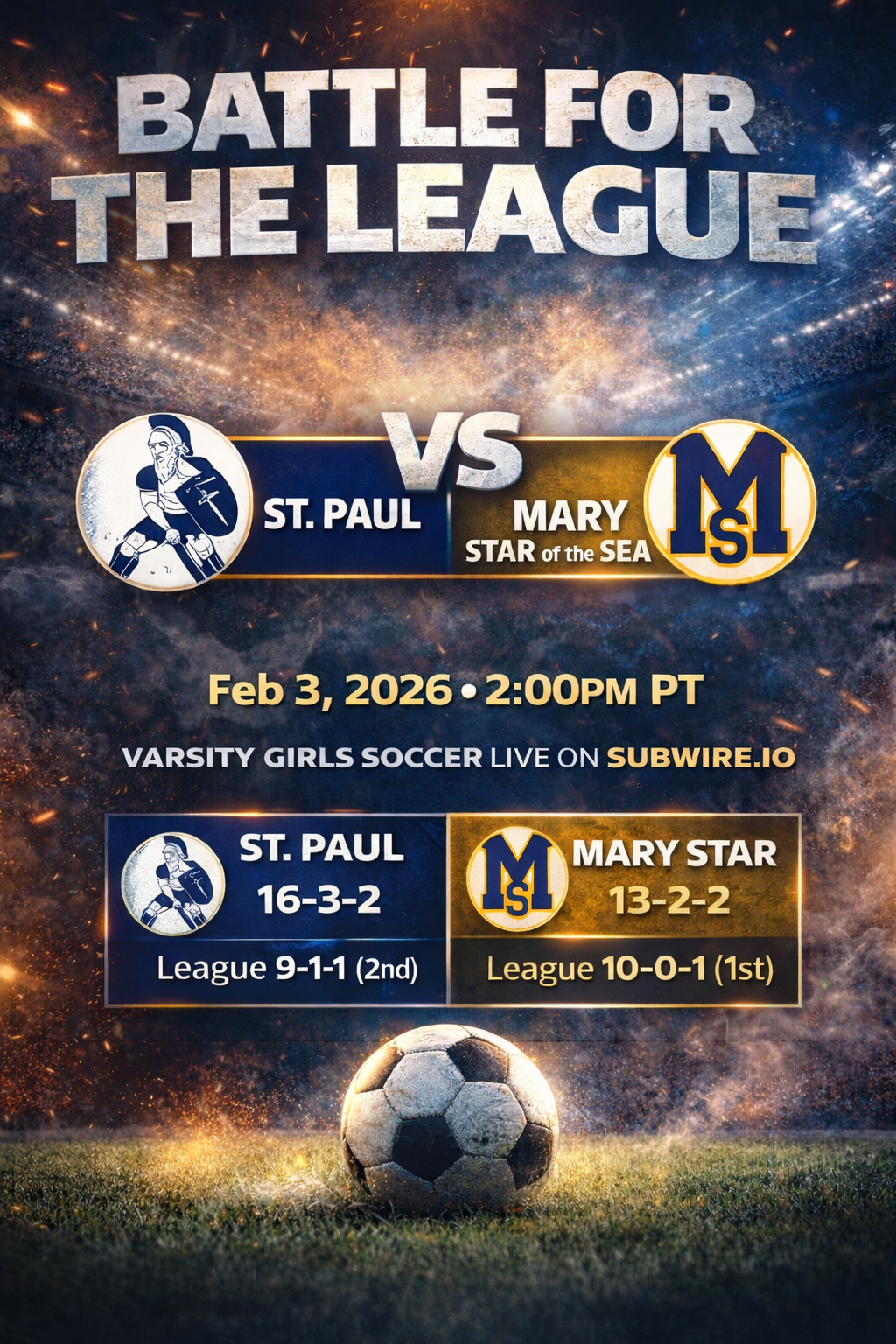 St. Paul @ Mary Star of the Sea (League Title Game)